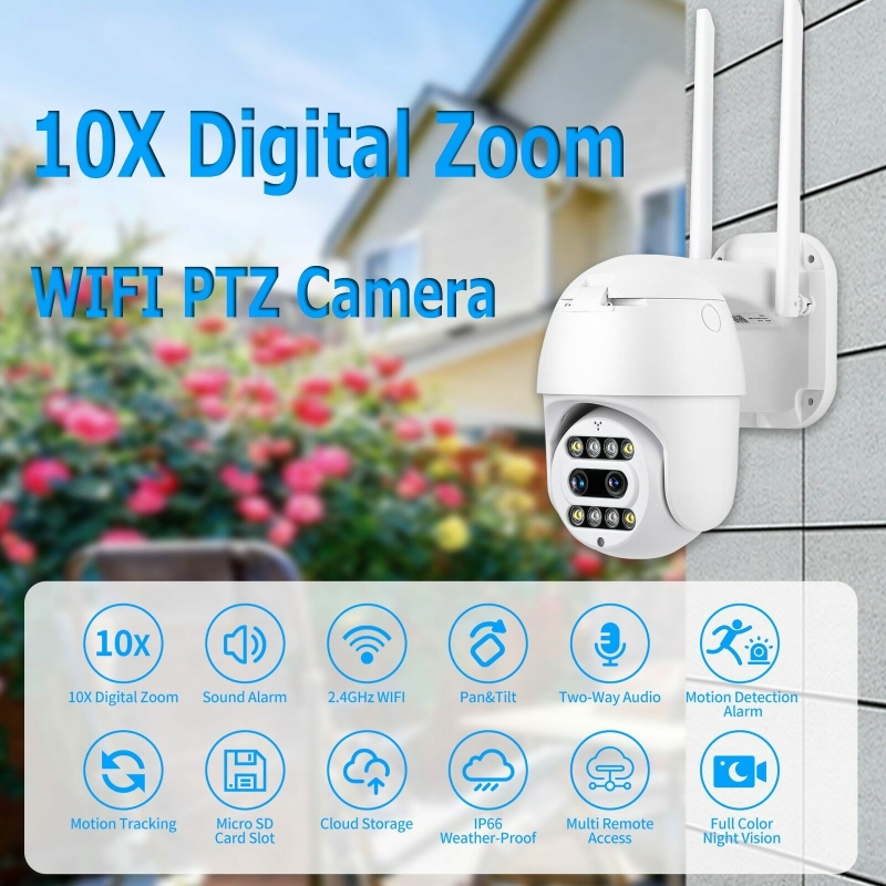 Външна Wi Fi камера с две лещи и оптичен zoom IP66