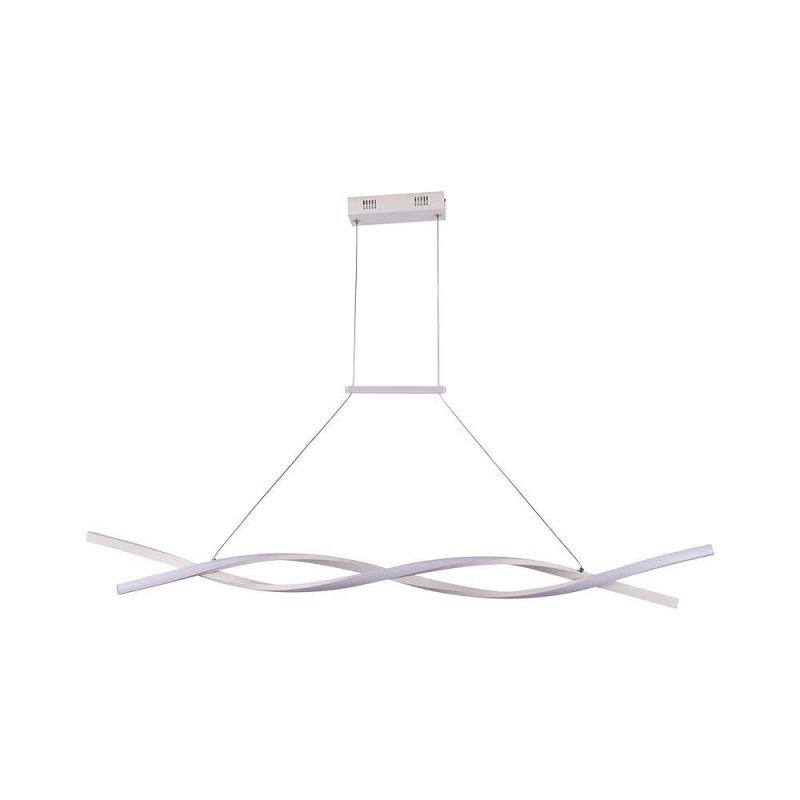 LED Полилей 30W Висящ (120*100CM) 4000K Бяло Тяло
