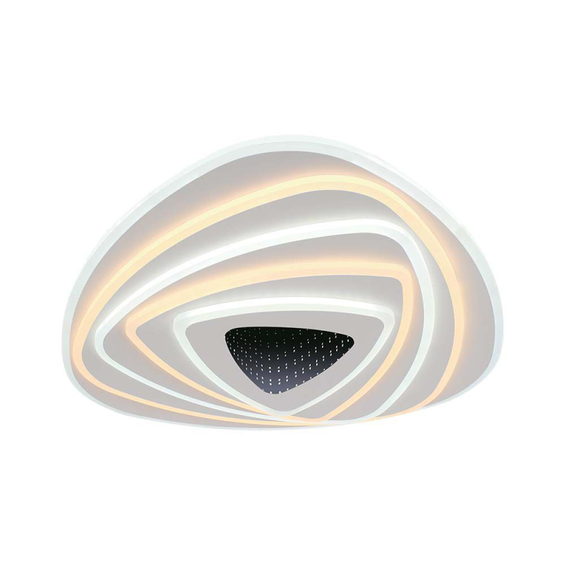 120W LED Плафон За Таван (51*50*7CM) CCT: 3000K+6000K Димираща + Дистанционно
